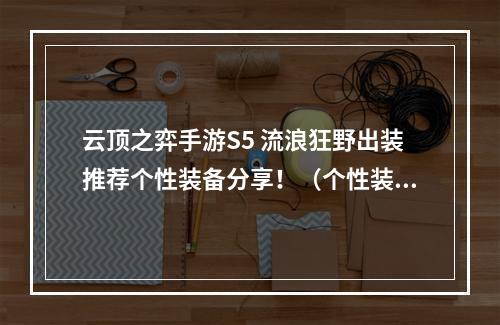 云顶之弈手游S5 流浪狂野出装推荐个性装备分享！（个性装备炫酷乐趣）