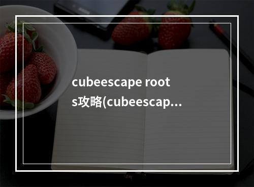 cubeescape roots攻略(cubeescaperoots攻略)