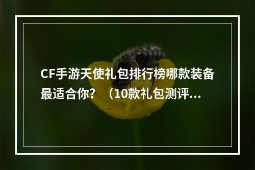 CF手游天使礼包排行榜哪款装备最适合你？（10款礼包测评）