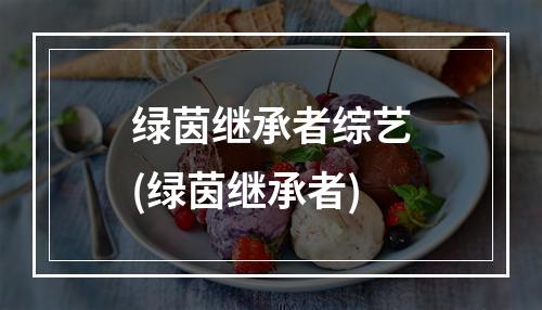 绿茵继承者综艺(绿茵继承者)