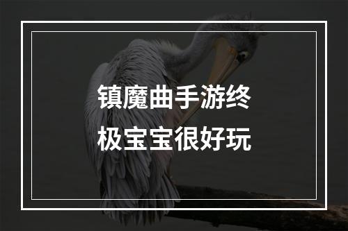 镇魔曲手游终极宝宝很好玩