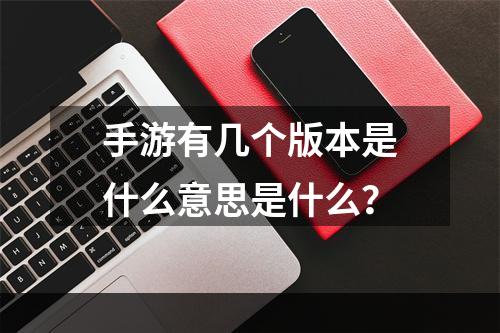 手游有几个版本是什么意思是什么？