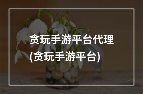 贪玩手游平台代理(贪玩手游平台)