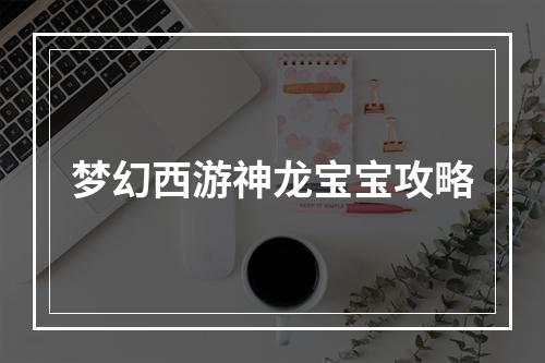 梦幻西游神龙宝宝攻略