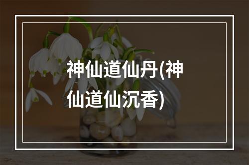 神仙道仙丹(神仙道仙沉香)