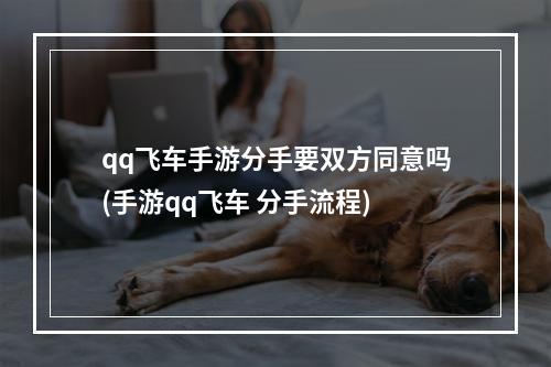 qq飞车手游分手要双方同意吗(手游qq飞车 分手流程)