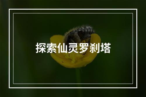 探索仙灵罗刹塔