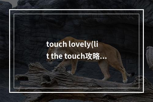 touch lovely(lit the touch攻略)