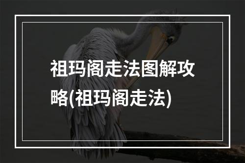 祖玛阁走法图解攻略(祖玛阁走法)