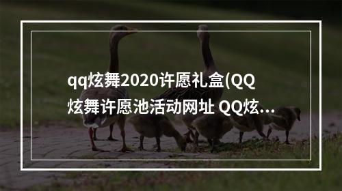 qq炫舞2020许愿礼盒(QQ炫舞许愿池活动网址 QQ炫舞许愿池活动奖励一览)