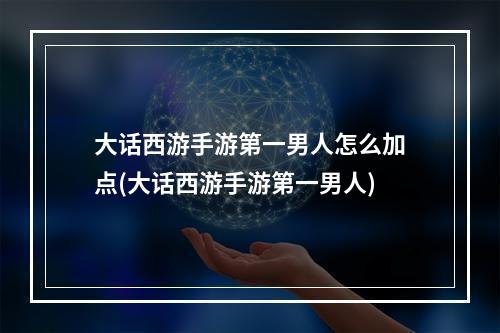 大话西游手游第一男人怎么加点(大话西游手游第一男人)