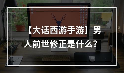 【大话西游手游】男人前世修正是什么？