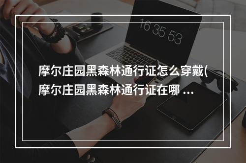 摩尔庄园黑森林通行证怎么穿戴(摩尔庄园黑森林通行证在哪 黑森林通行证佩戴方法  )