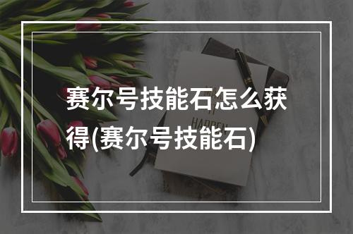 赛尔号技能石怎么获得(赛尔号技能石)