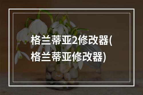 格兰蒂亚2修改器(格兰蒂亚修改器)