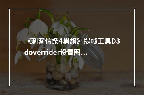 《刺客信条4黑旗》提帧工具D3doverrider设置图文教程，如何轻松达到游戏最高60帧的流畅体验？（提升游戏帧率；流畅游戏体验）