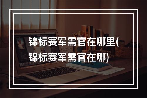 锦标赛军需官在哪里(锦标赛军需官在哪)