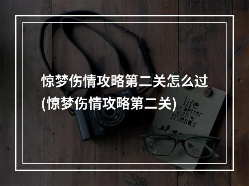 惊梦伤情攻略第二关怎么过(惊梦伤情攻略第二关)