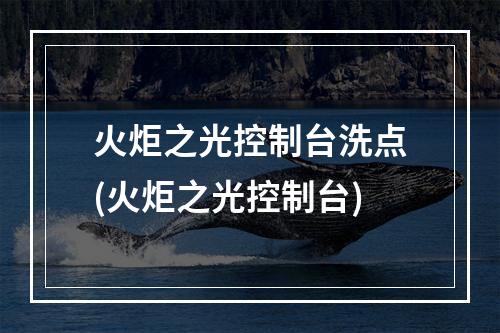 火炬之光控制台洗点(火炬之光控制台)