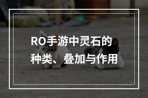 RO手游中灵石的种类、叠加与作用