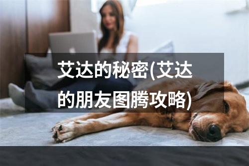 艾达的秘密(艾达的朋友图腾攻略)