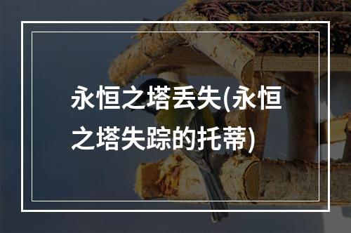 永恒之塔丢失(永恒之塔失踪的托蒂)