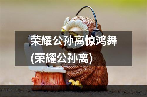 荣耀公孙离惊鸿舞(荣耀公孙离)