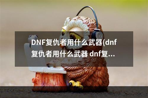 DNF复仇者用什么武器(dnf复仇者用什么武器 dnf复仇者用什么武器好   )