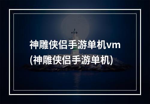 神雕侠侣手游单机vm(神雕侠侣手游单机)