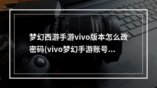 梦幻西游手游vivo版本怎么改密码(vivo梦幻手游账号密码)