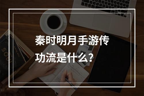 秦时明月手游传功流是什么？