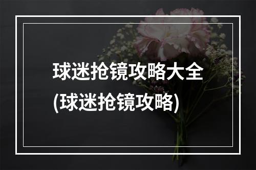 球迷抢镜攻略大全(球迷抢镜攻略)