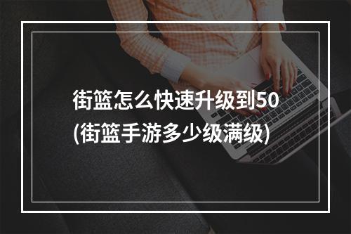 街篮怎么快速升级到50(街篮手游多少级满级)