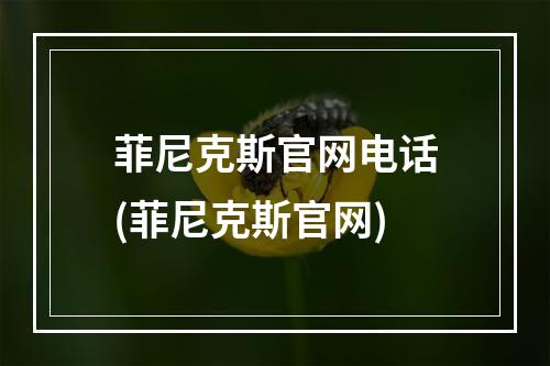 菲尼克斯官网电话(菲尼克斯官网)