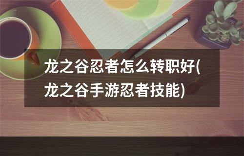 龙之谷忍者怎么转职好(龙之谷手游忍者技能)