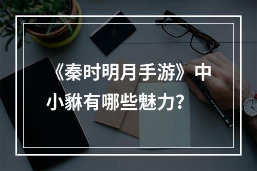 《秦时明月手游》中小貅有哪些魅力？