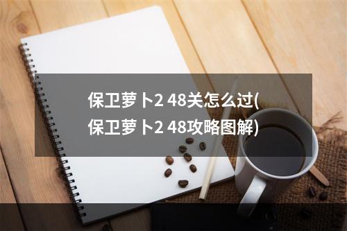 保卫萝卜2 48关怎么过(保卫萝卜2 48攻略图解)