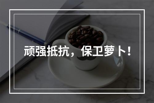 顽强抵抗，保卫萝卜！