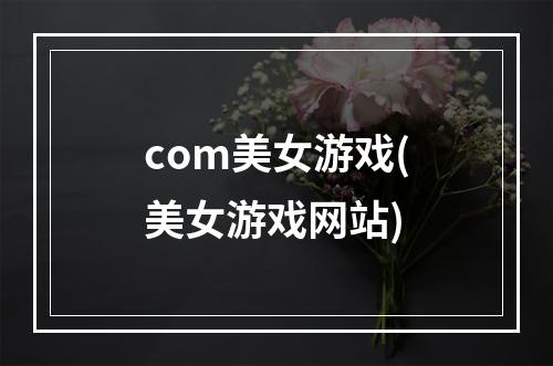 com美女游戏(美女游戏网站)