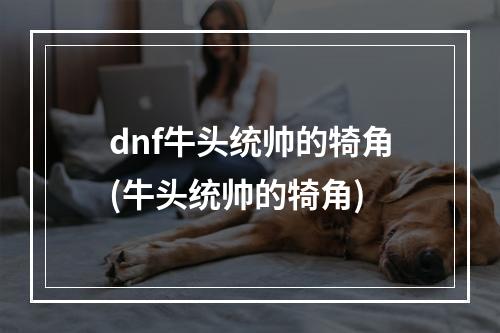 dnf牛头统帅的犄角(牛头统帅的犄角)