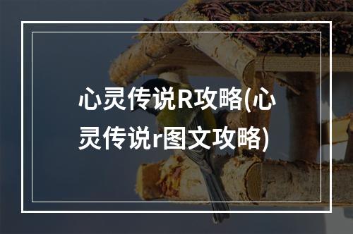 心灵传说R攻略(心灵传说r图文攻略)