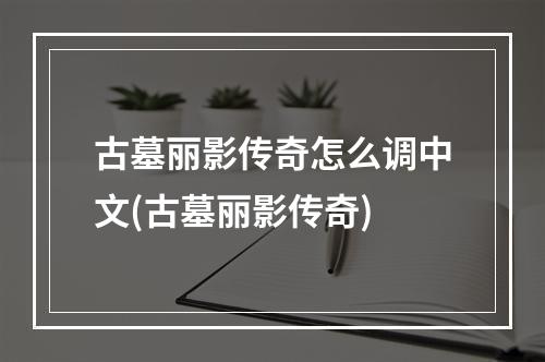 古墓丽影传奇怎么调中文(古墓丽影传奇)