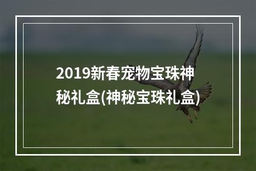 2019新春宠物宝珠神秘礼盒(神秘宝珠礼盒)