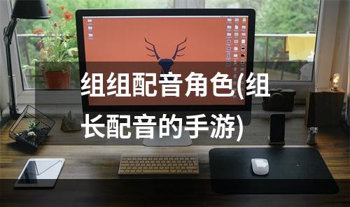 组组配音角色(组长配音的手游)