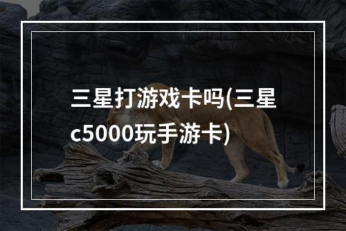 三星打游戏卡吗(三星c5000玩手游卡)