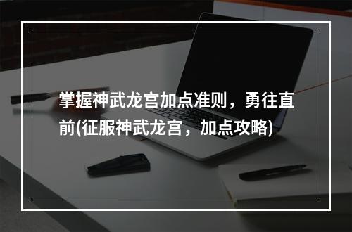 掌握神武龙宫加点准则，勇往直前(征服神武龙宫，加点攻略)