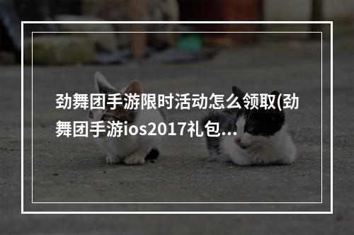 劲舞团手游限时活动怎么领取(劲舞团手游ios2017礼包)