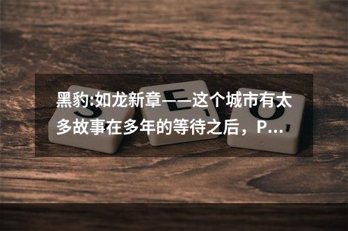 黑豹:如龙新章——这个城市有太多故事在多年的等待之后，PSP版《黑豹:如龙新章》终于与玩家见面了。作为一款充满故事和情感的动作冒险游戏，《黑豹:如龙新章》绝对能