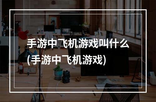 手游中飞机游戏叫什么(手游中飞机游戏)