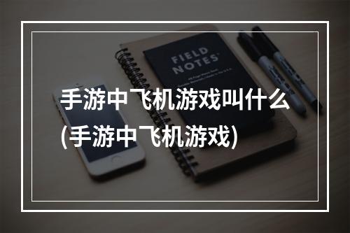 手游中飞机游戏叫什么(手游中飞机游戏)